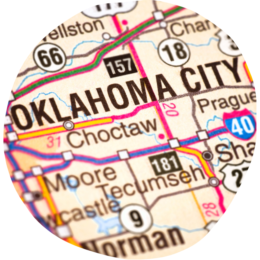 Oklahome City - Map Logo