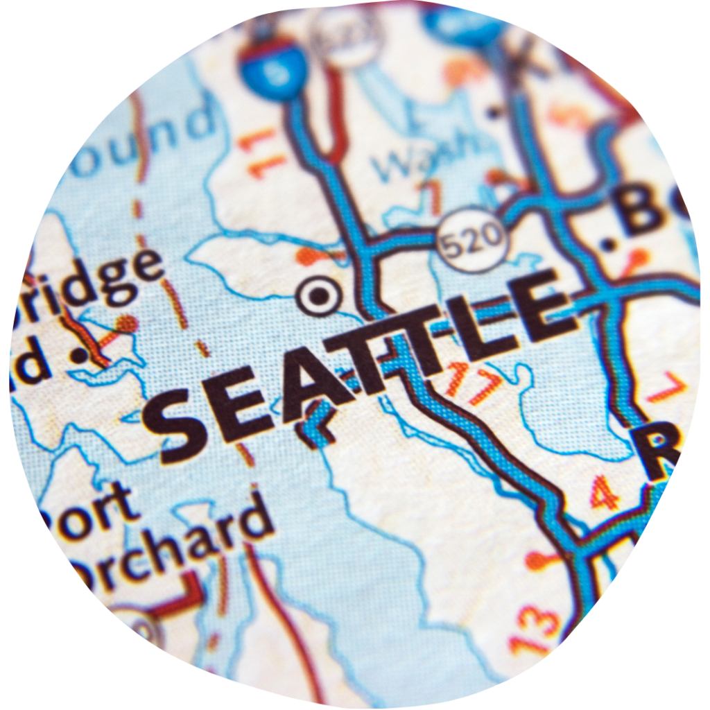 Seattle City Map Logo